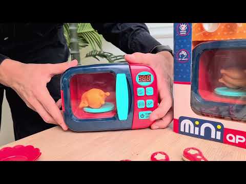 საბავშვო სათამაშო ფუნქციური მიკროტალღური ღუმელი Microwave Toys Kitchen Play Set